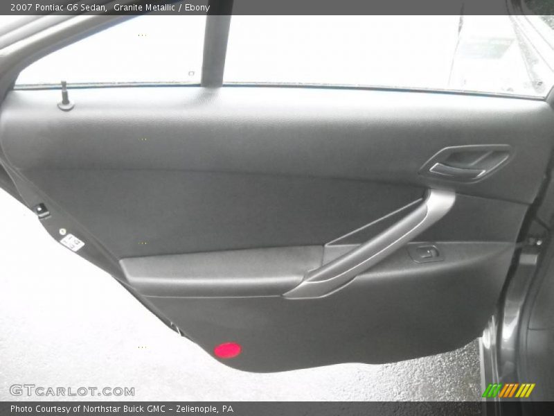 Granite Metallic / Ebony 2007 Pontiac G6 Sedan