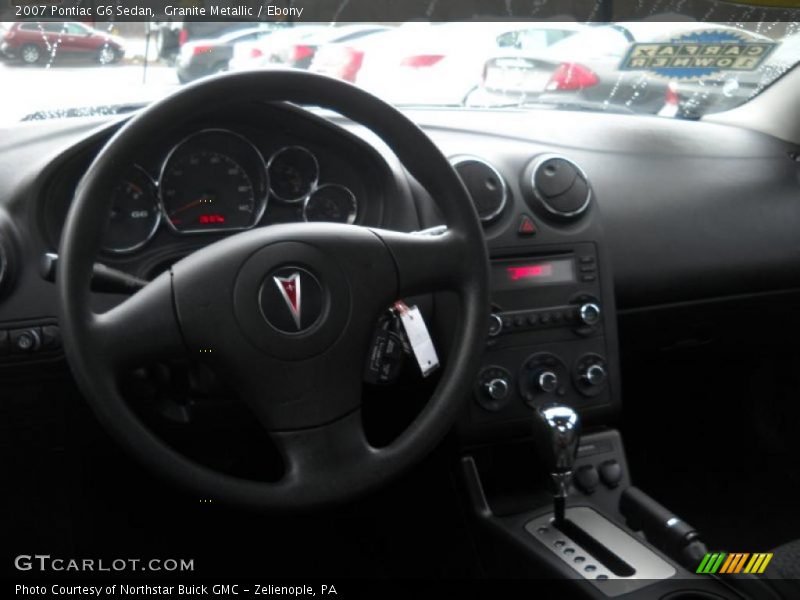 Granite Metallic / Ebony 2007 Pontiac G6 Sedan