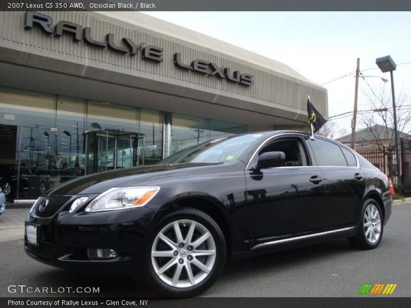 Obsidian Black / Black 2007 Lexus GS 350 AWD