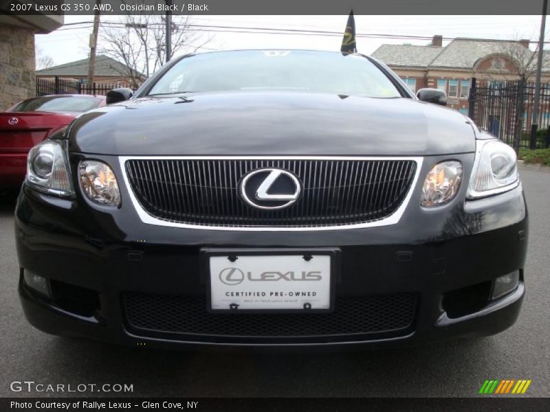 Obsidian Black / Black 2007 Lexus GS 350 AWD