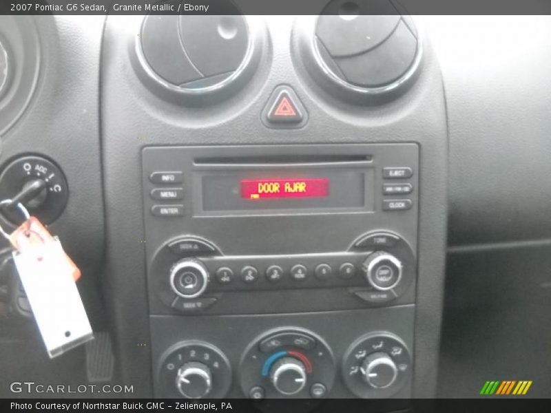 Granite Metallic / Ebony 2007 Pontiac G6 Sedan