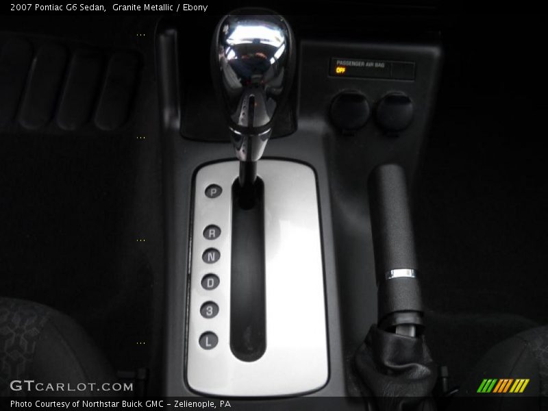 Granite Metallic / Ebony 2007 Pontiac G6 Sedan