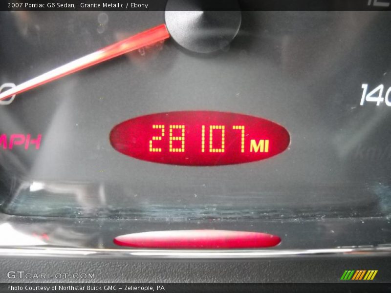 Granite Metallic / Ebony 2007 Pontiac G6 Sedan
