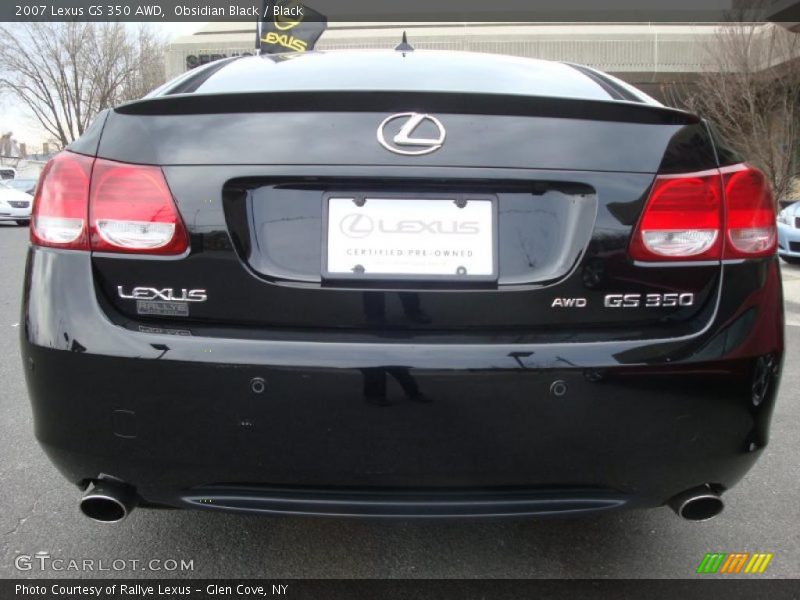 Obsidian Black / Black 2007 Lexus GS 350 AWD