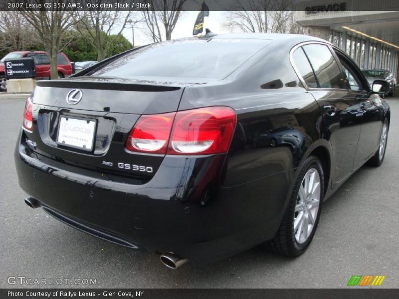 Obsidian Black / Black 2007 Lexus GS 350 AWD