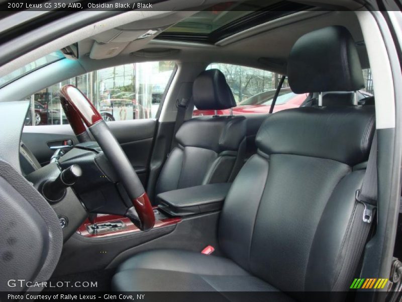 Obsidian Black / Black 2007 Lexus GS 350 AWD