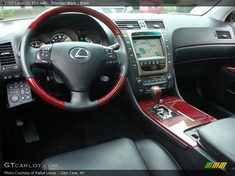 Obsidian Black / Black 2007 Lexus GS 350 AWD