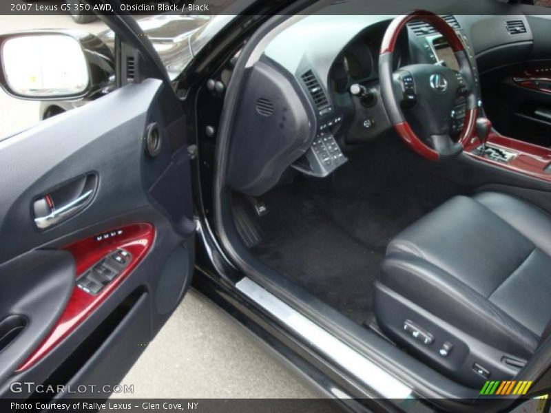Obsidian Black / Black 2007 Lexus GS 350 AWD