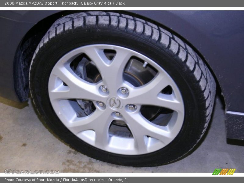 Galaxy Gray Mica / Black 2008 Mazda MAZDA3 s Sport Hatchback