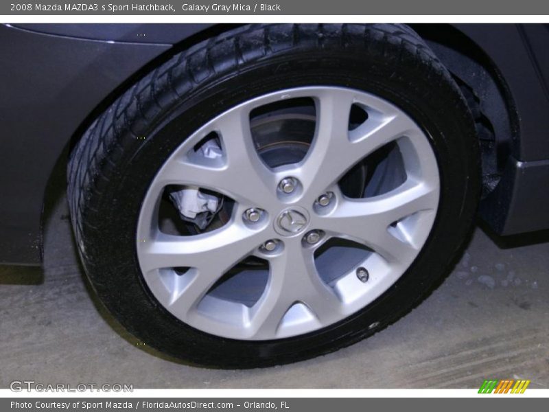 Galaxy Gray Mica / Black 2008 Mazda MAZDA3 s Sport Hatchback