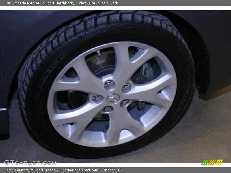 Galaxy Gray Mica / Black 2008 Mazda MAZDA3 s Sport Hatchback