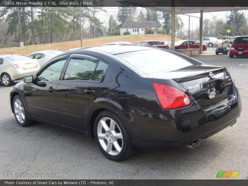 Onyx Black / Black 2006 Nissan Maxima 3.5 SE