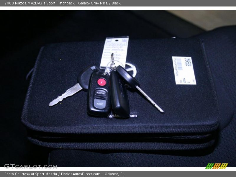 Galaxy Gray Mica / Black 2008 Mazda MAZDA3 s Sport Hatchback