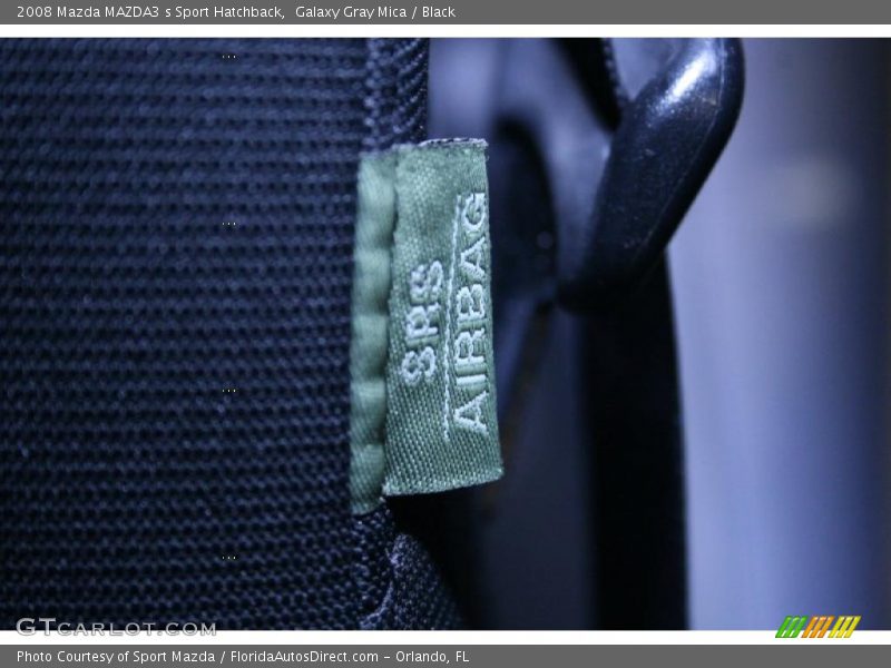 Galaxy Gray Mica / Black 2008 Mazda MAZDA3 s Sport Hatchback