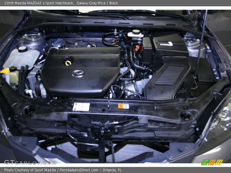 Galaxy Gray Mica / Black 2008 Mazda MAZDA3 s Sport Hatchback