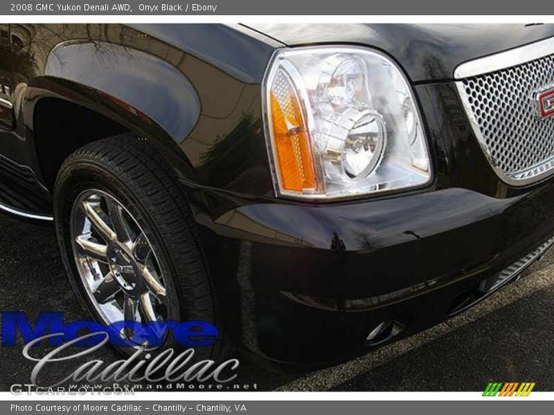 Onyx Black / Ebony 2008 GMC Yukon Denali AWD