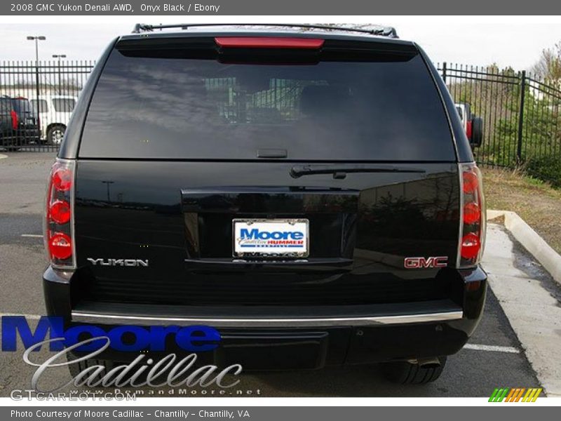 Onyx Black / Ebony 2008 GMC Yukon Denali AWD