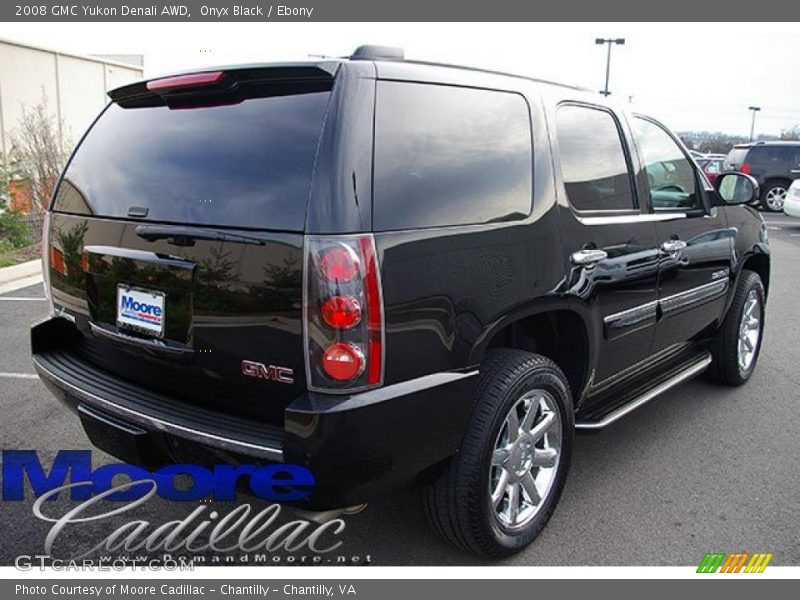 Onyx Black / Ebony 2008 GMC Yukon Denali AWD