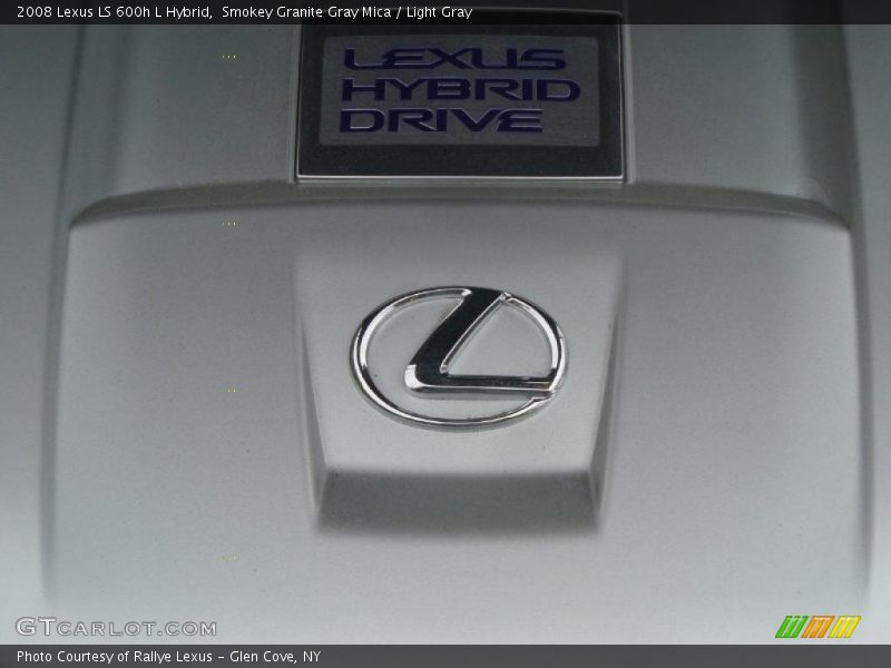 Smokey Granite Gray Mica / Light Gray 2008 Lexus LS 600h L Hybrid