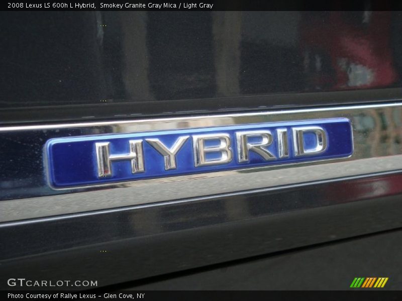 Smokey Granite Gray Mica / Light Gray 2008 Lexus LS 600h L Hybrid