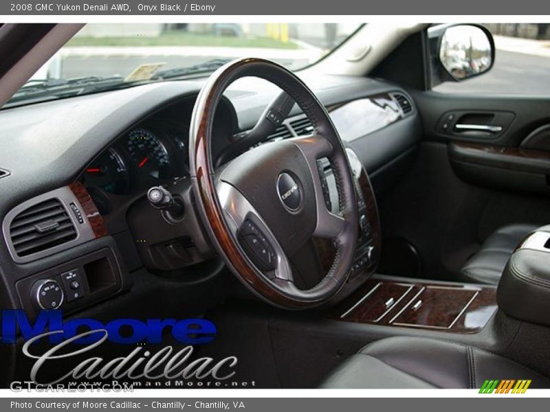 Onyx Black / Ebony 2008 GMC Yukon Denali AWD