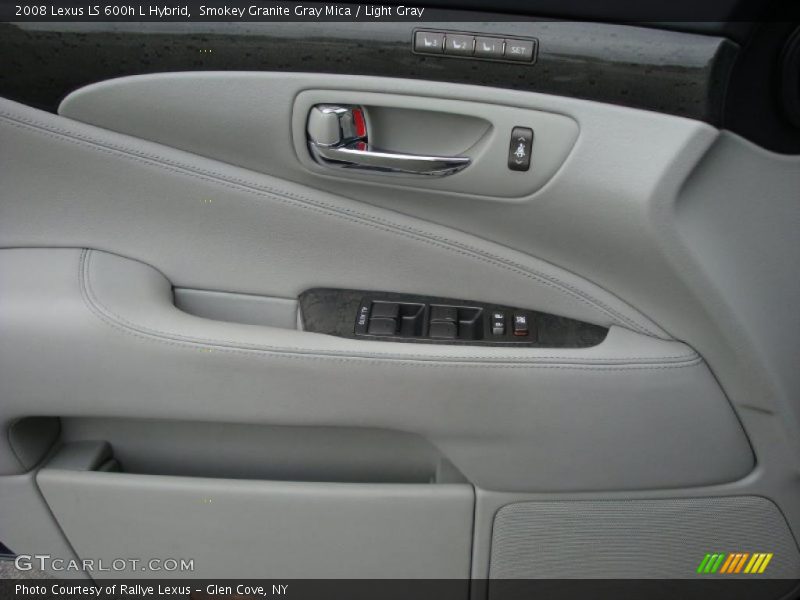 Smokey Granite Gray Mica / Light Gray 2008 Lexus LS 600h L Hybrid