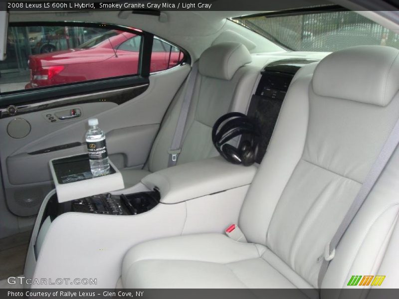 Smokey Granite Gray Mica / Light Gray 2008 Lexus LS 600h L Hybrid