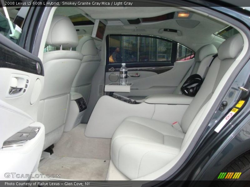 Smokey Granite Gray Mica / Light Gray 2008 Lexus LS 600h L Hybrid