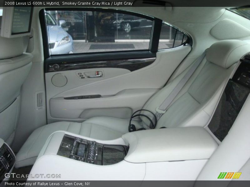 Smokey Granite Gray Mica / Light Gray 2008 Lexus LS 600h L Hybrid