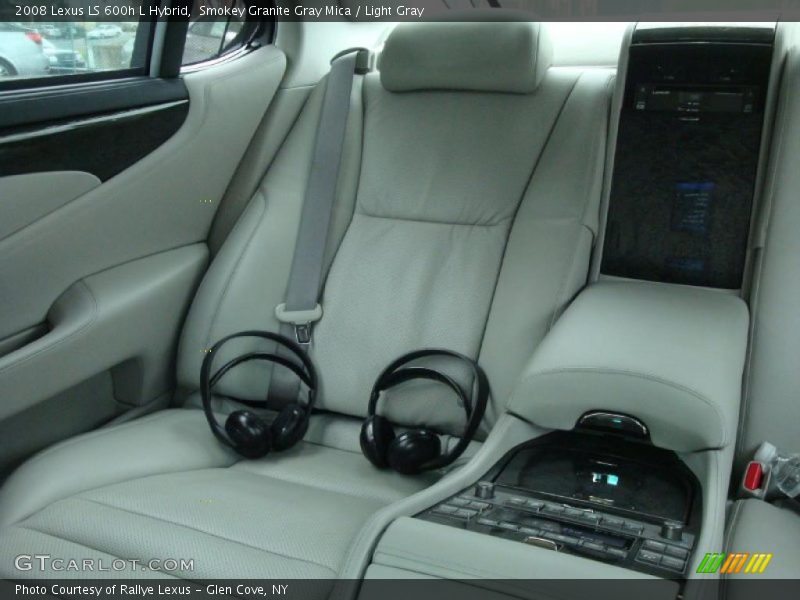 Smokey Granite Gray Mica / Light Gray 2008 Lexus LS 600h L Hybrid