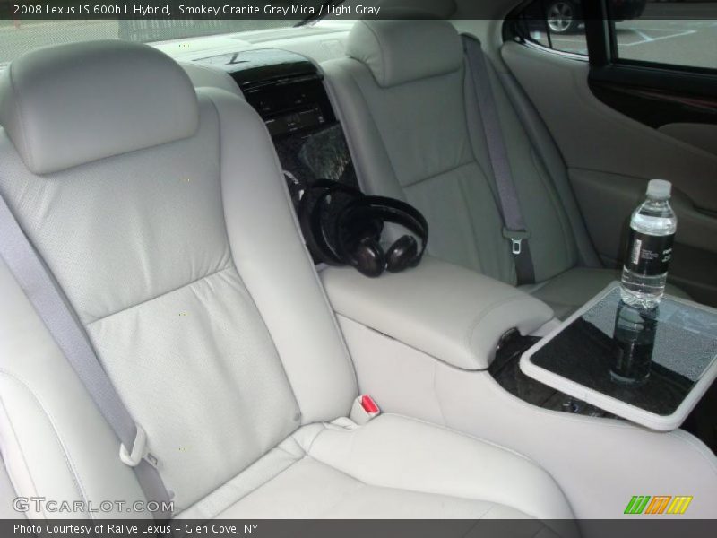 Smokey Granite Gray Mica / Light Gray 2008 Lexus LS 600h L Hybrid