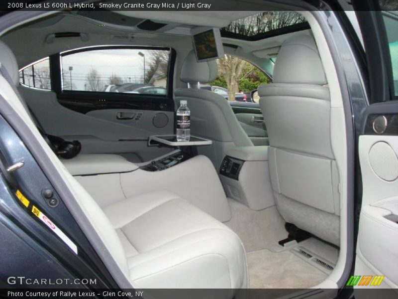 Smokey Granite Gray Mica / Light Gray 2008 Lexus LS 600h L Hybrid
