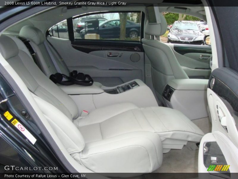 Smokey Granite Gray Mica / Light Gray 2008 Lexus LS 600h L Hybrid