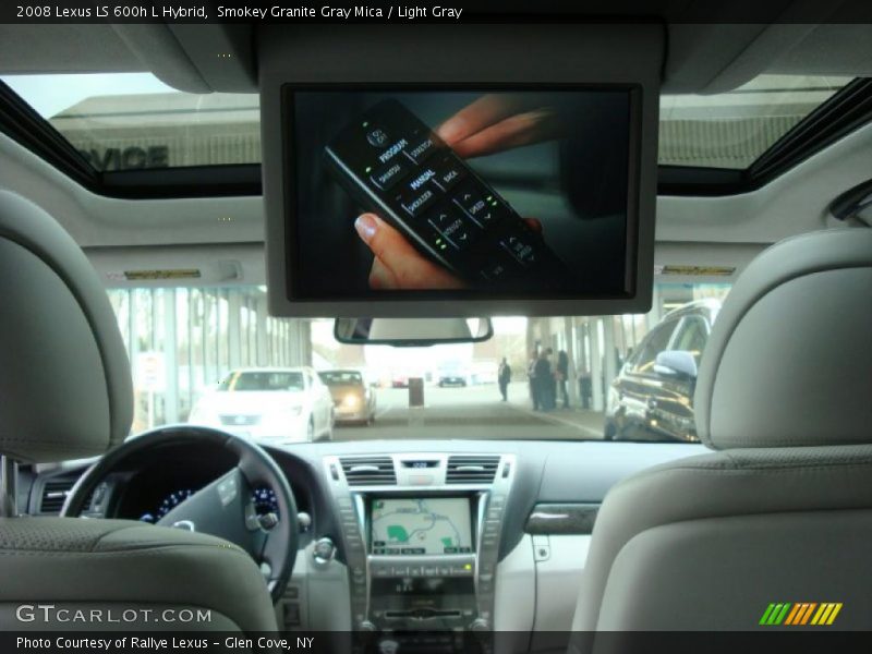 Smokey Granite Gray Mica / Light Gray 2008 Lexus LS 600h L Hybrid