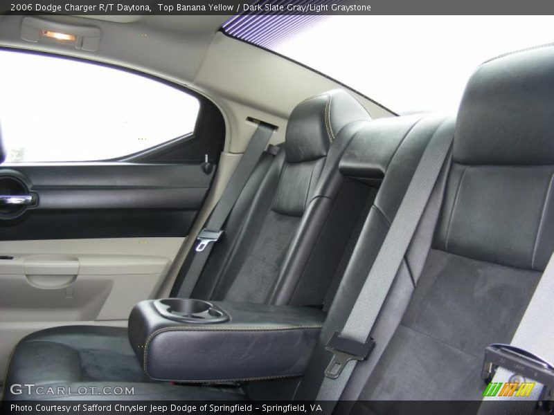 Top Banana Yellow / Dark Slate Gray/Light Graystone 2006 Dodge Charger R/T Daytona