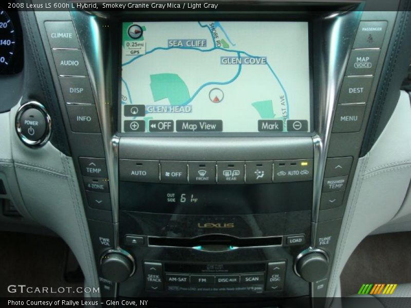 Smokey Granite Gray Mica / Light Gray 2008 Lexus LS 600h L Hybrid