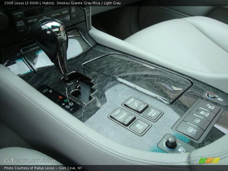 Smokey Granite Gray Mica / Light Gray 2008 Lexus LS 600h L Hybrid