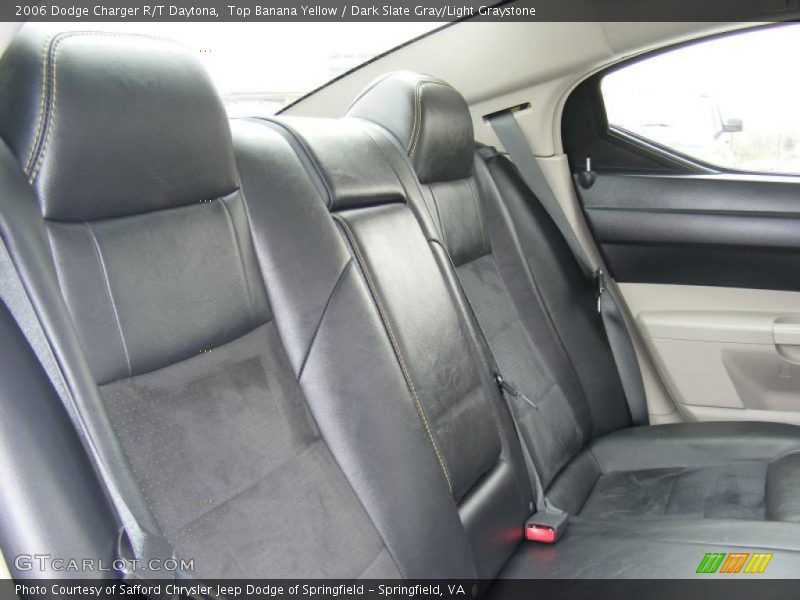 Top Banana Yellow / Dark Slate Gray/Light Graystone 2006 Dodge Charger R/T Daytona