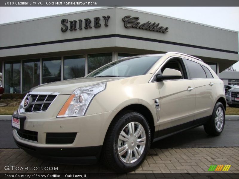 Gold Mist / Shale/Brownstone 2010 Cadillac SRX V6