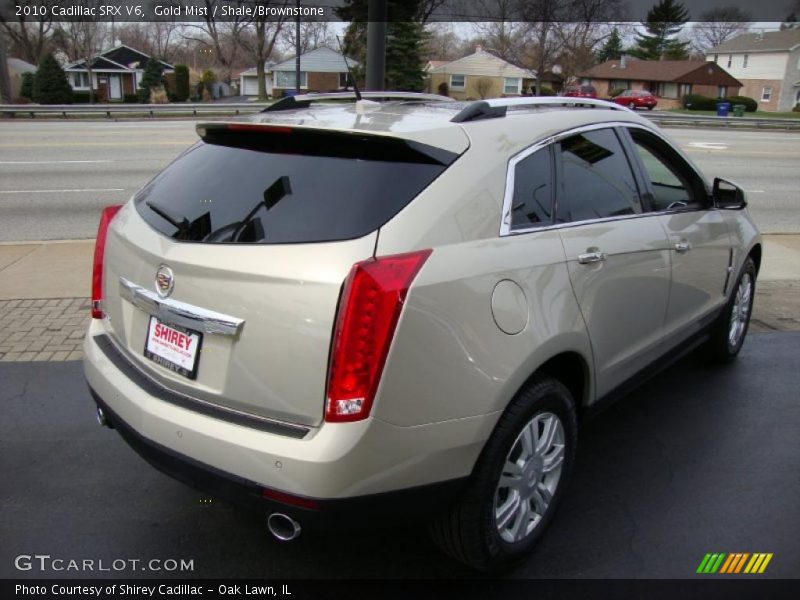 Gold Mist / Shale/Brownstone 2010 Cadillac SRX V6