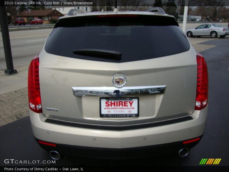 Gold Mist / Shale/Brownstone 2010 Cadillac SRX V6