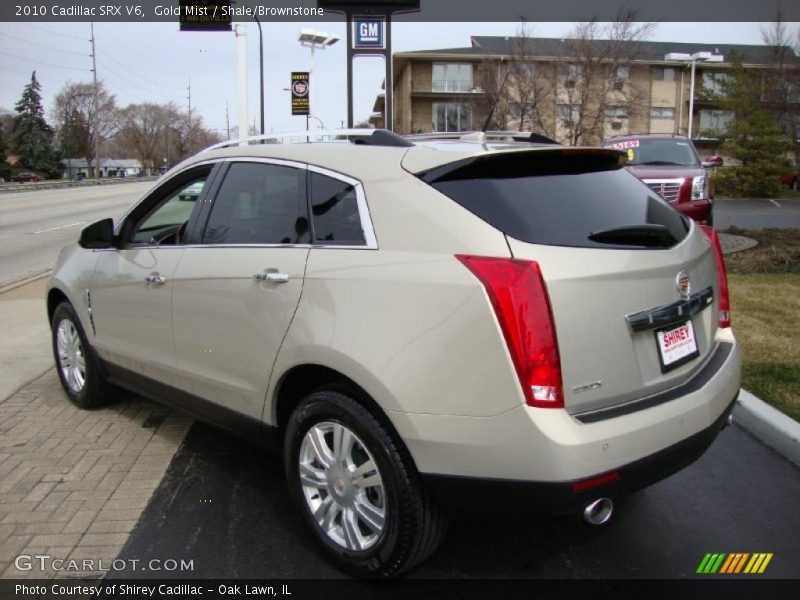 Gold Mist / Shale/Brownstone 2010 Cadillac SRX V6