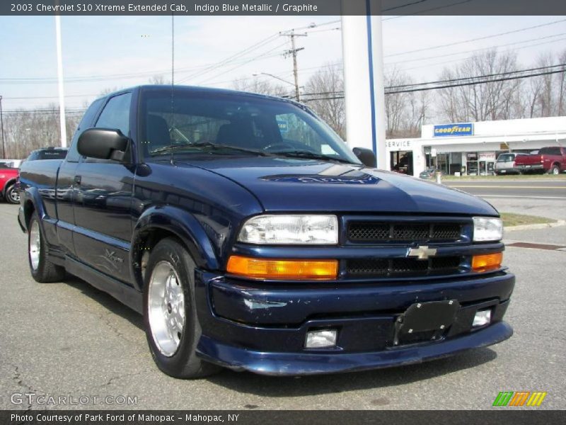 Indigo Blue Metallic / Graphite 2003 Chevrolet S10 Xtreme Extended Cab