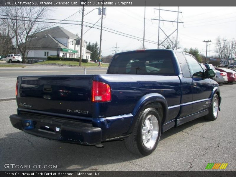 Indigo Blue Metallic / Graphite 2003 Chevrolet S10 Xtreme Extended Cab