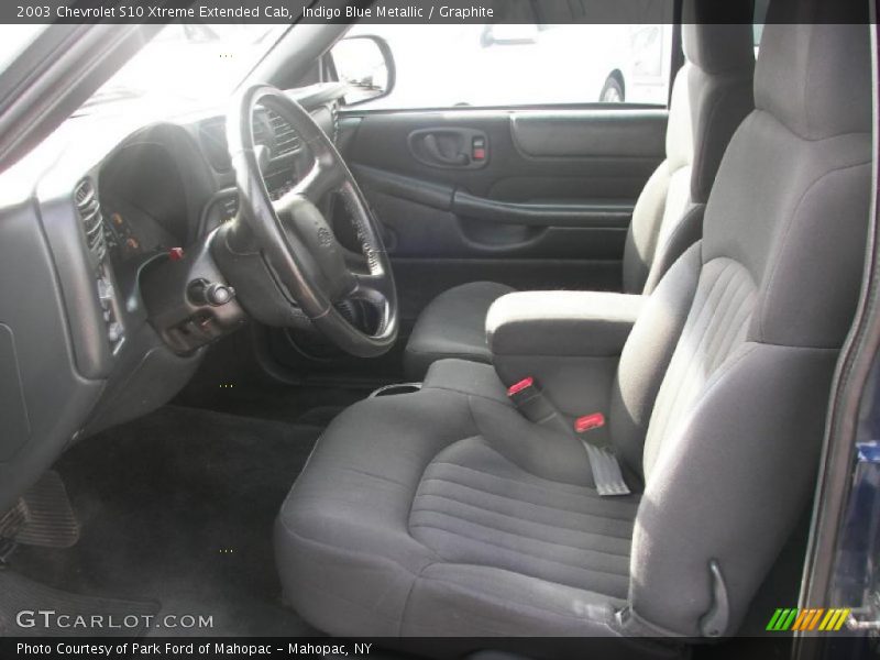Indigo Blue Metallic / Graphite 2003 Chevrolet S10 Xtreme Extended Cab