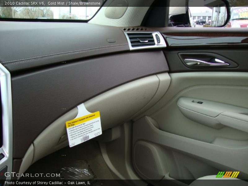 Gold Mist / Shale/Brownstone 2010 Cadillac SRX V6