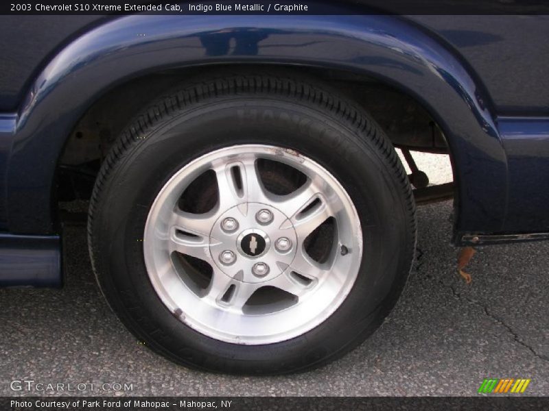 Indigo Blue Metallic / Graphite 2003 Chevrolet S10 Xtreme Extended Cab