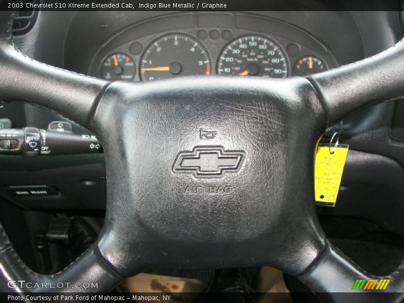 Indigo Blue Metallic / Graphite 2003 Chevrolet S10 Xtreme Extended Cab