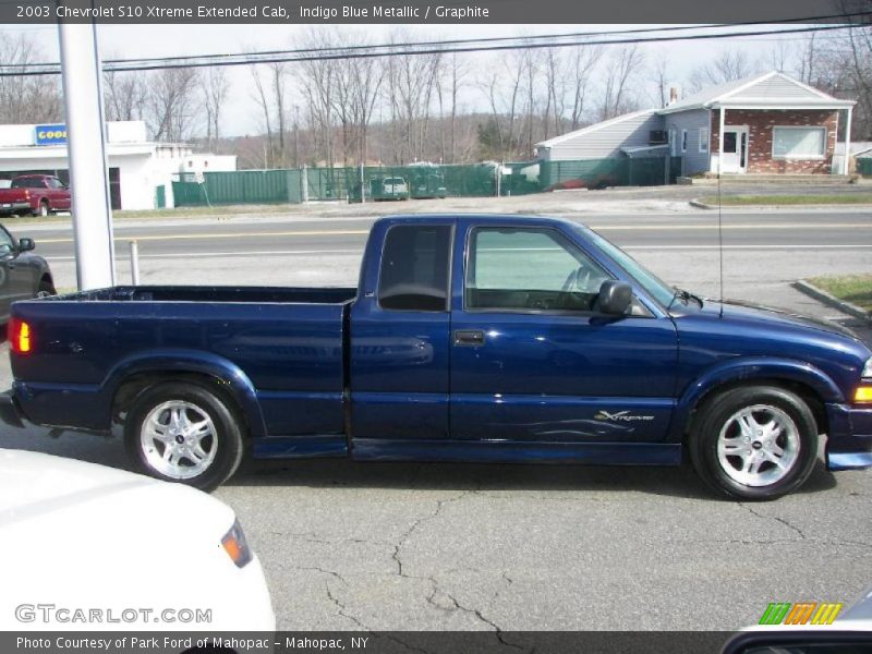 Indigo Blue Metallic / Graphite 2003 Chevrolet S10 Xtreme Extended Cab