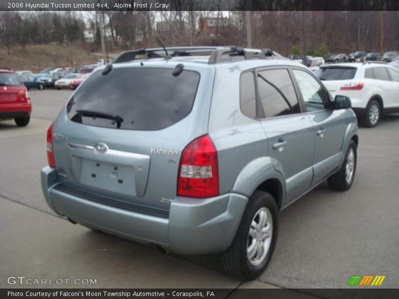 Alpine Frost / Gray 2006 Hyundai Tucson Limited 4x4